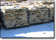 Assorted handstackable wall stone.