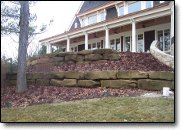 Natural wallstone / retaining wallstone.
